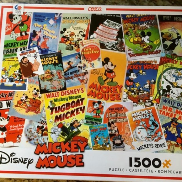Ceaco Puzzle 1500 Mickey Mouse - Picture 1 of 2